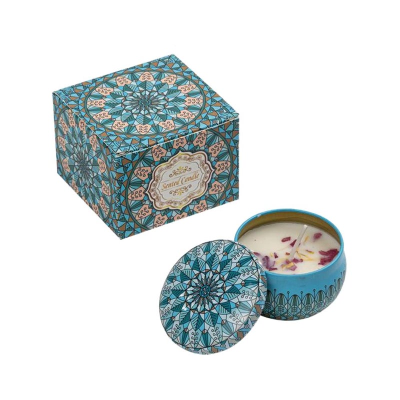 Dried flower scented candles, household soy wax, mouth jar odor-eliminating smokeless scented candles, birthday gifts, and favors. - Image 1